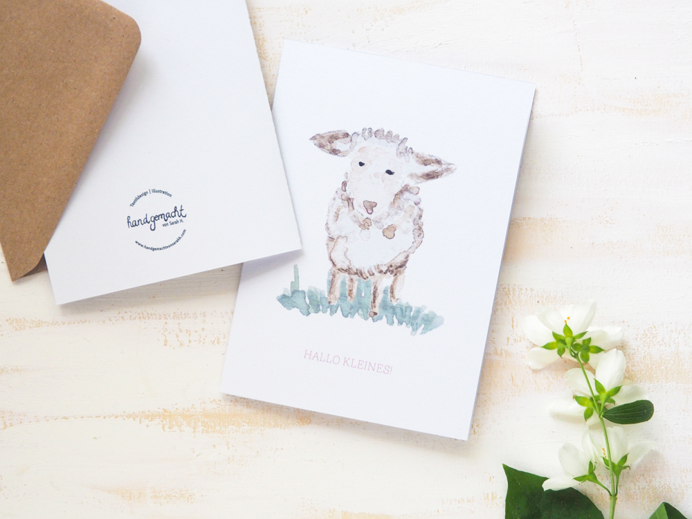 Glückwunschkarte zur Geburt