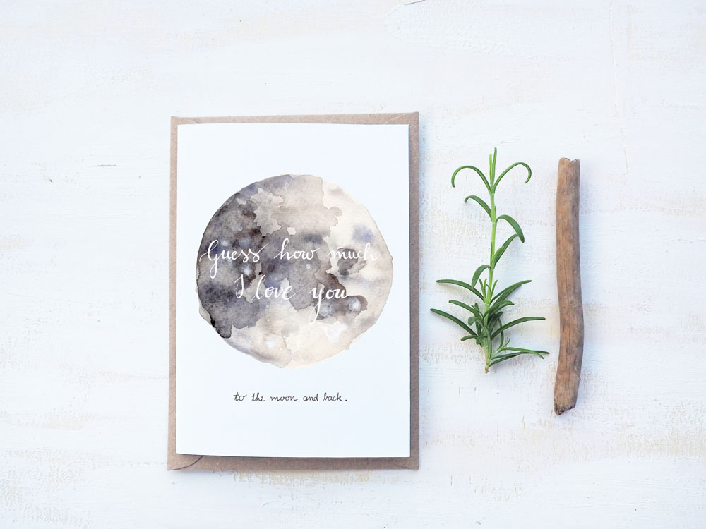 Glückwunschkarte, ein schönes Geschenk für geliebte Menschen