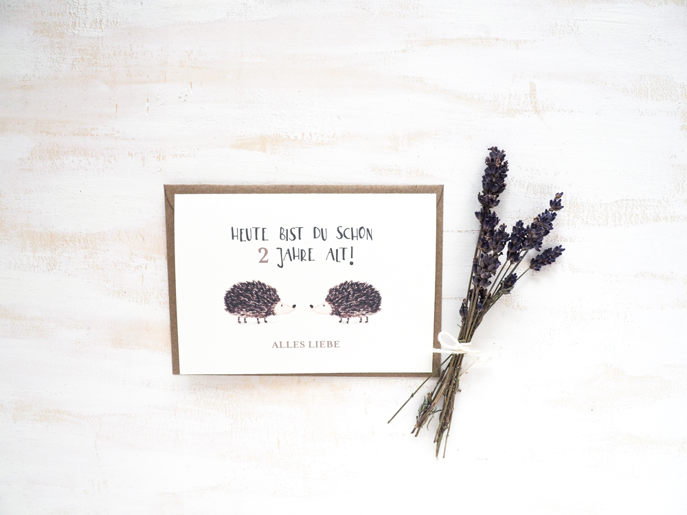 Grußkarte zum Geburtstag